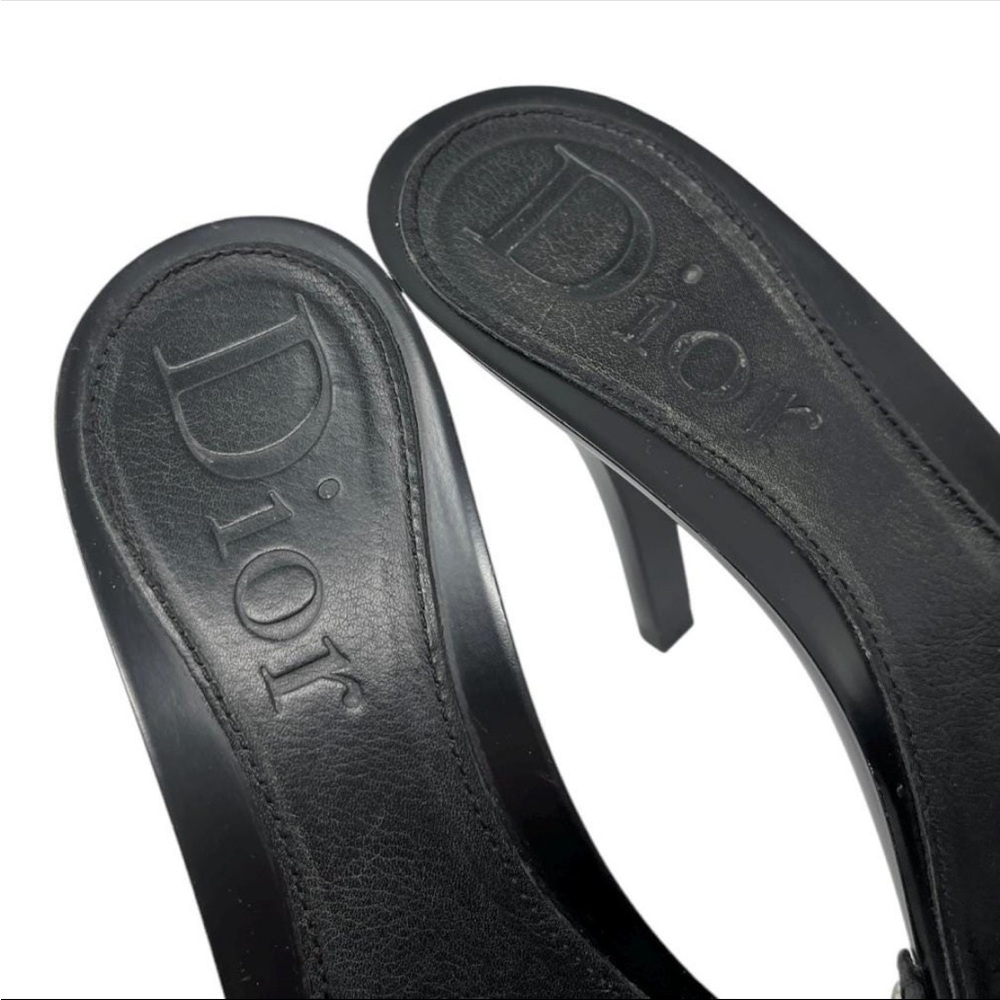 Dior Black Women's Heeled Sandals - Picture 9 of 10